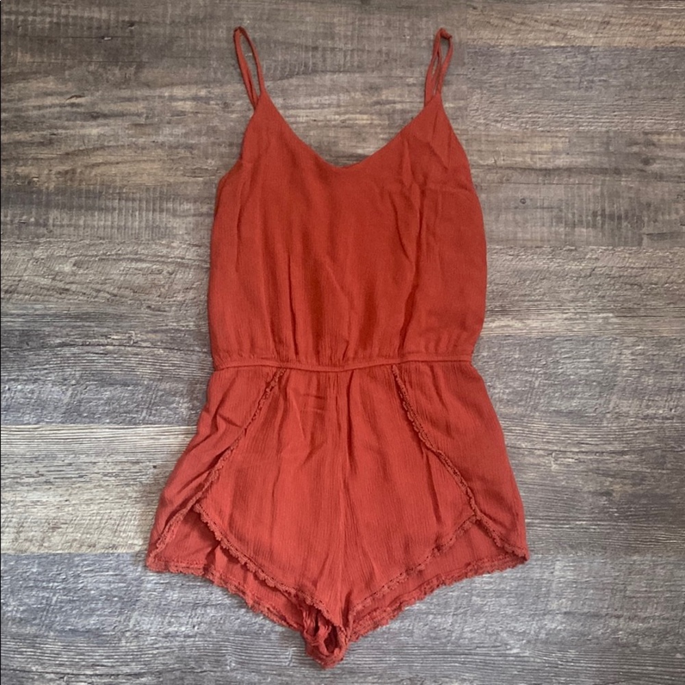 Burnt Orange Romper